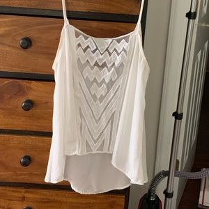 White patterned top